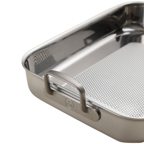 M&S X Tom Kerridge Stainless Steel Roasting Tray, Silver