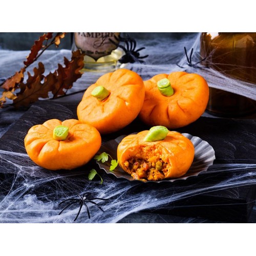 M&S Plant Kitchen 4 Pumpkin Shaped Bao Buns