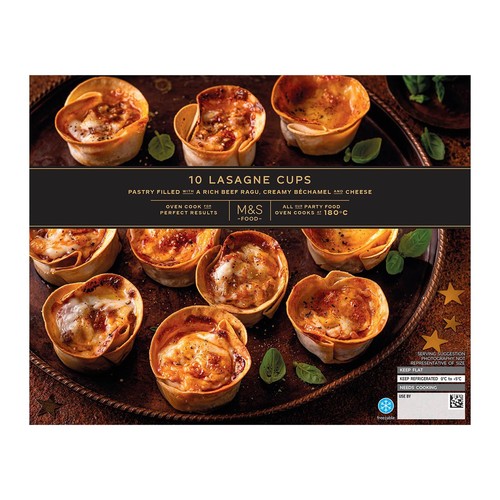M&S 10 Lasagne Cups