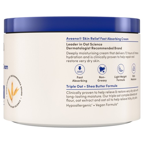Aveeno Skin Relief Fast Absorbing Cream with Triple Oat Complex