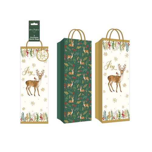 Reindeers Bottle Bags