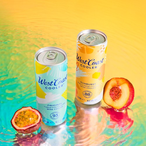 West Coast Cooler Original Tropical Fruit Wine Cooler