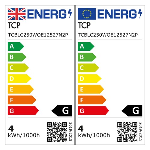 TCP LED Candle 250L E14 3.1W Warm White