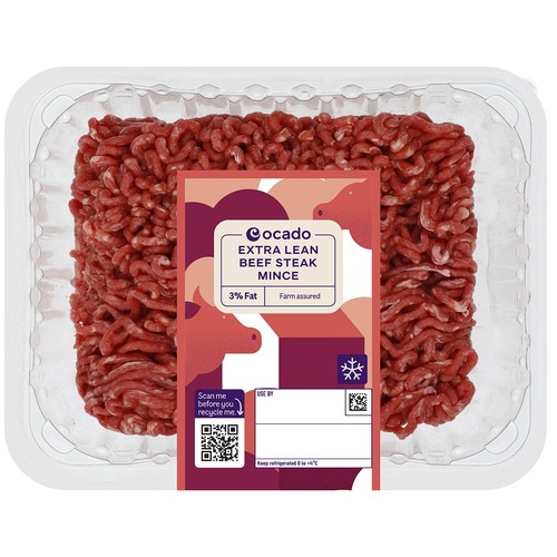 Ocado Extra Lean Beef Steak Mince 3% Fat