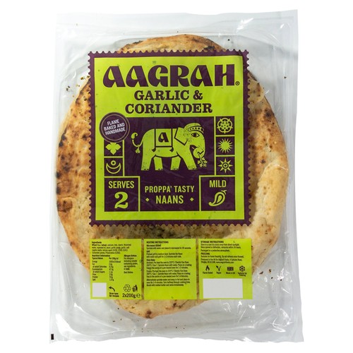 Aagrah Garlic & Coriander Naan