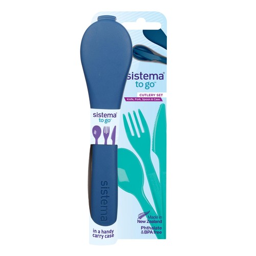 Sistema To Go Cutlery Travel Set Portable Reusable Utensils