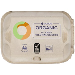 Organic 6 Large Eggs