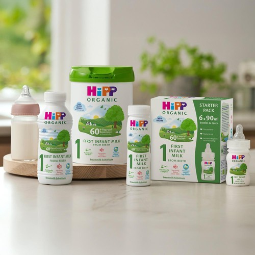 HiPP Organic 1 First Infant Baby Milk Liquid Formula From Birth