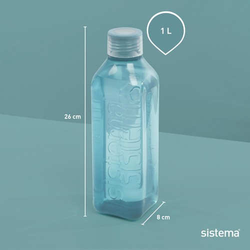 Sistema 1L Square Bottle