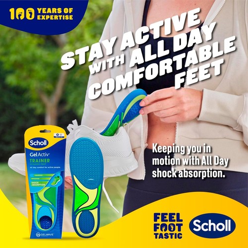 Scholl Gel Activ Trainer Insoles Small