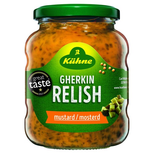 Kuhne Gherkin Mustard Relish