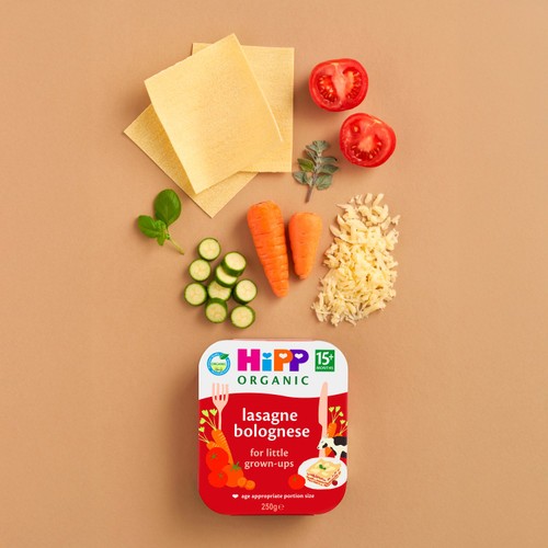 HiPP Organic Lasagne Bolognese Toddler Tray Meal 15+ Months