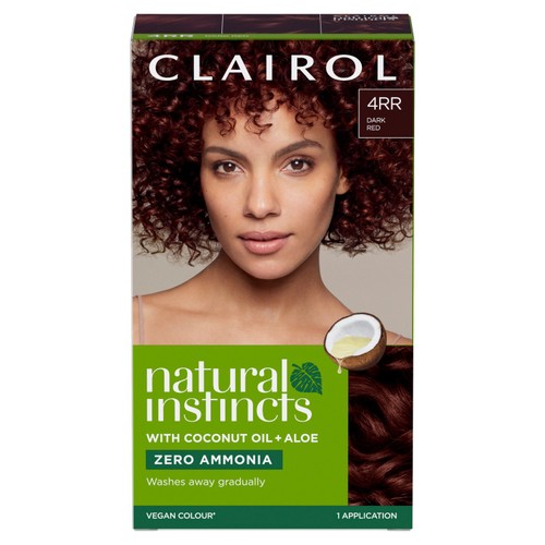 Clairol Natural Instincts Semi Permanent Hair Dye 4RR Dark Red