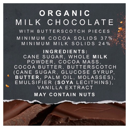 Green & Black's Organic Butterscotch Milk Chocolate Bar