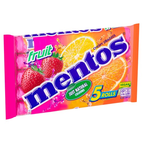 Mentos Chewy Fruit Sweets Multipack 