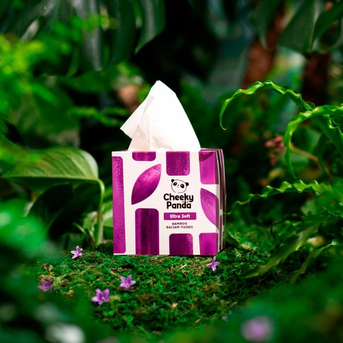 The Cheeky Panda Bamboo Balsam 4ply Cube Tissues