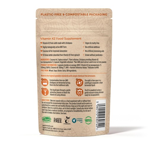 Together Health Vitamin K2, Natural Plant Source
