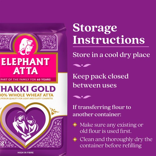 Elephant Atta Chakki Gold Chapatti Flour