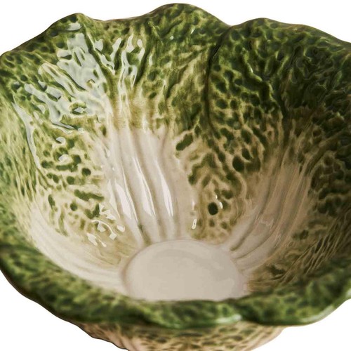 M&S Cabbage Medium Serving Bowl, Forest Green