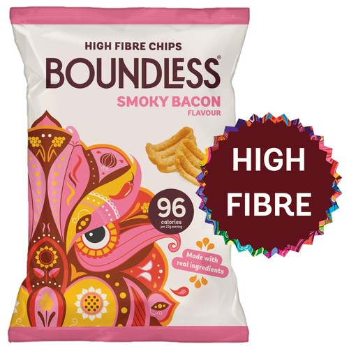 Boundless, Smoky Bacon Chips, Sharing Bag
