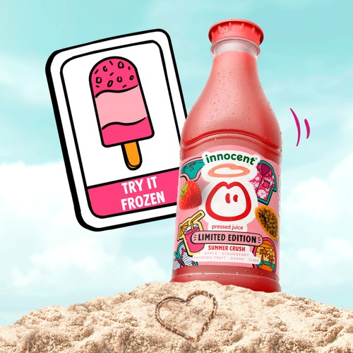 innocent Summer Crush Strawberry, Lime & Guava Juice Limited Edition
