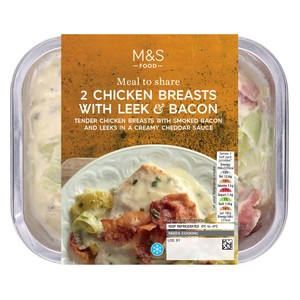 M&S 2 Chicken Breasts with Leek & Bacon