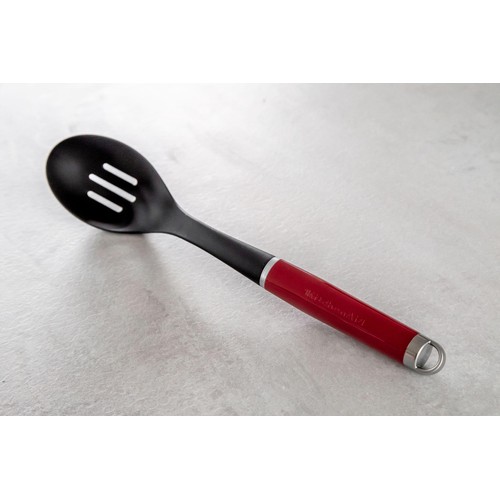 KitchenAid Non-Stick Slotted Spoon, Red