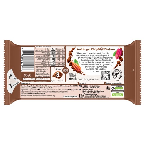Aero Milk Chocolate Sharing Bar