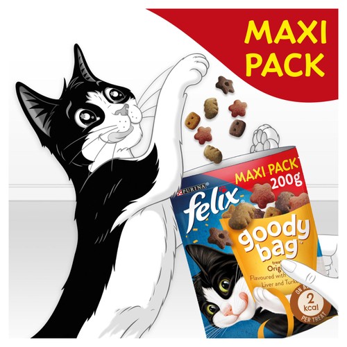 Felix Goody Bag Original Chicken Liver and Turkey Cat Treats