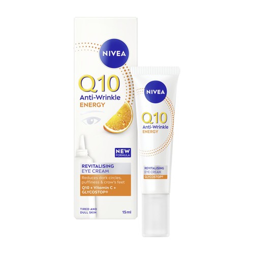 NIVEA Q10 Vitamin C Eye Cream, Anti-Wrinkle + Energy