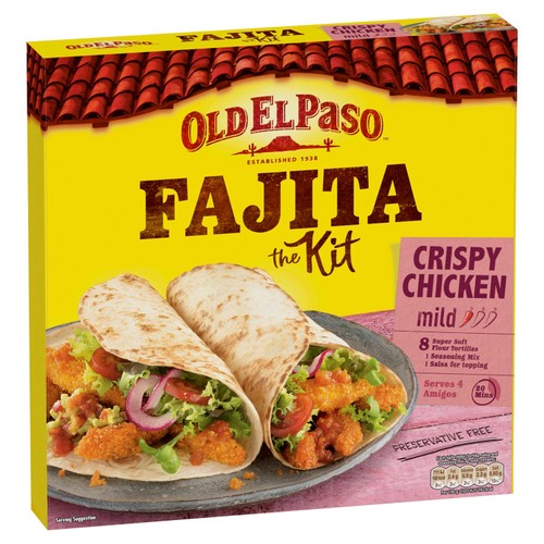 Old El Paso Mexican Oven Baked Crispy Chicken Fajita Kit