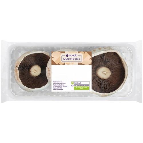Ocado Flat Mushrooms (min 3)
