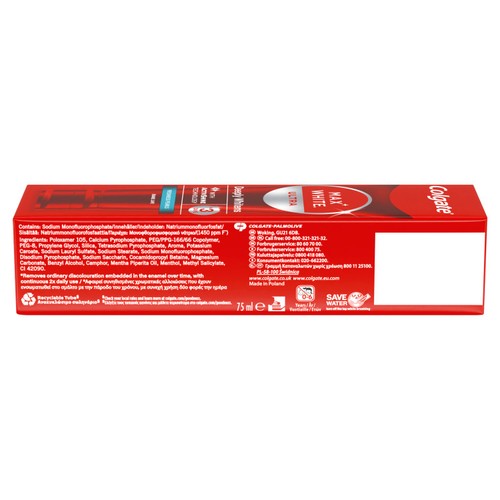 Colgate Max White Ultra Fresh Pearls At Home Teeth Whitening Toothpaste