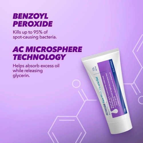 Acnecide Face Wash Treatment with Benzoyl Peroxide
