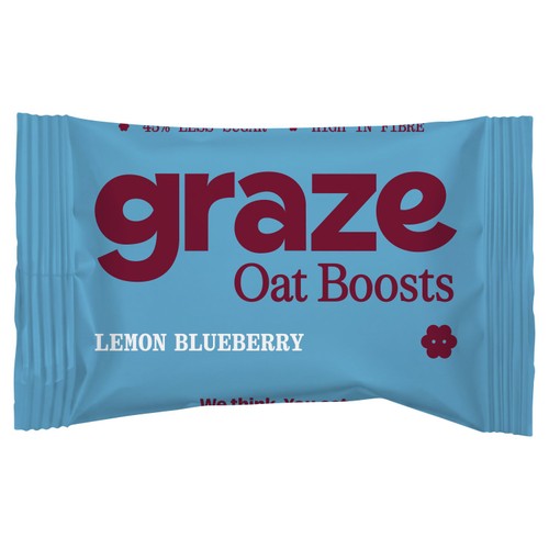 Graze Lemon Blueberry Flapjack