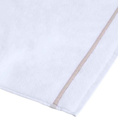 M&S X Kelly Hoppen Beretta Stitch Towel, Bath Towel, Taupe