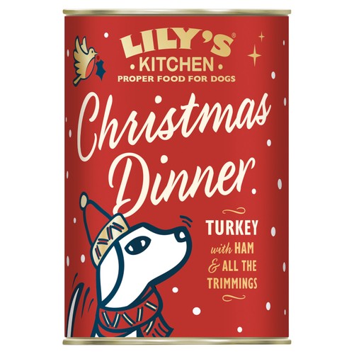 Lily's Kitchen Dog Christmas Turkey and Ham Tin