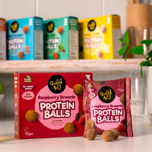 Good4U Protein Balls Raspberry Brownie Multipack