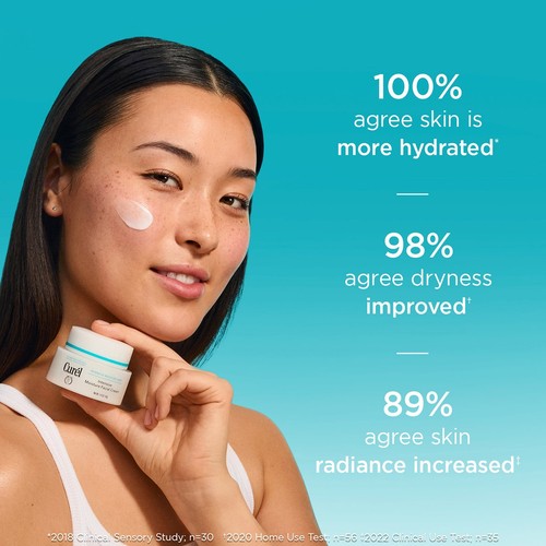 Curel Intensive Moisture Facial Cream for Dry, Sensitive Skin