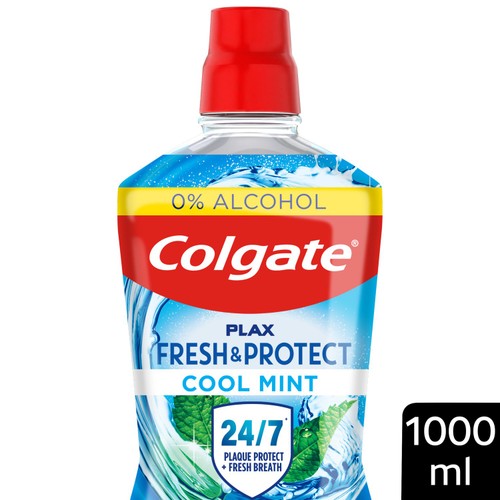 Colgate Plax Cool Mint Mouthwash Alcohol Free 
