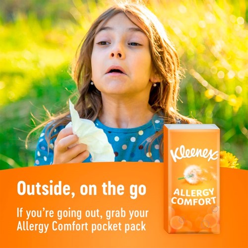 Kleenex Allergy Comfort Tissues Pocket Pack