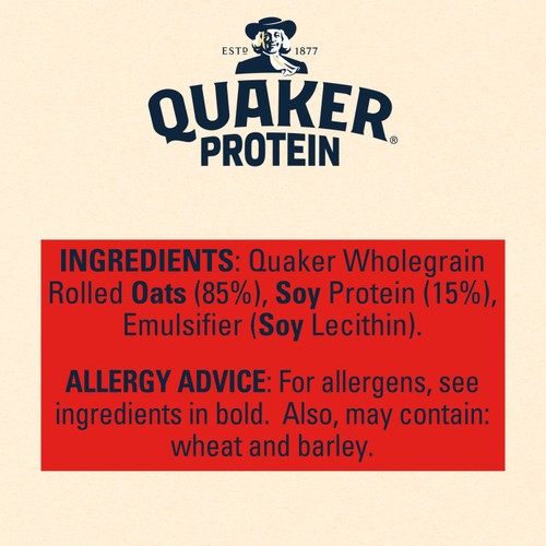 Quaker Oats High Protein Original Porridge Sachets