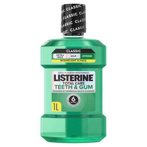 Listerine Total Care Teeth & Gum Intense Mint Classic Mouthwash