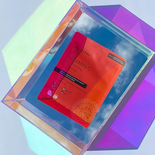 BEAUTYPRO Vitamin C Brightening Facial Sheet Mask