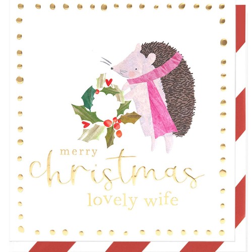 Caroline Gardner Lovely Wife Christmas Card