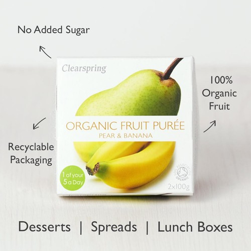 Clearspring Organic Pear & Banana Puree