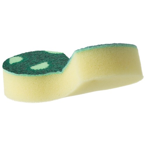 Spontex Easy - Sponge Scourers with Comfort Grip