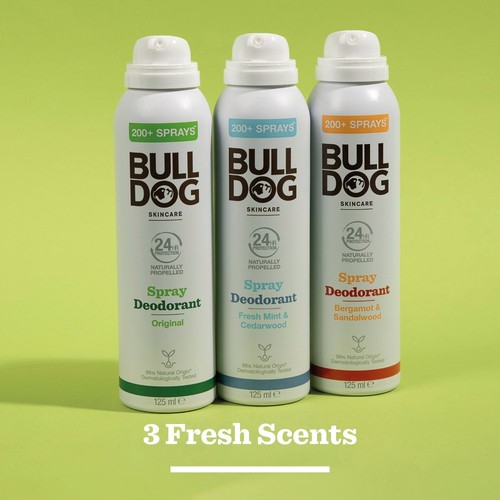 Bulldog Original Naturally Propelled Spray Deodorant