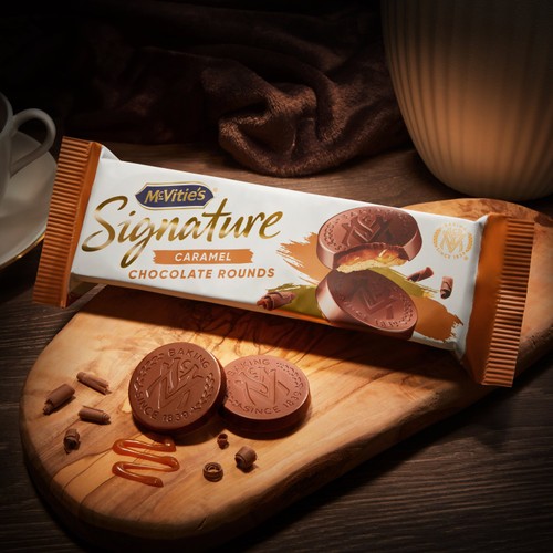McVitie's Signature Caramel Chocolate Rounds Biscuits