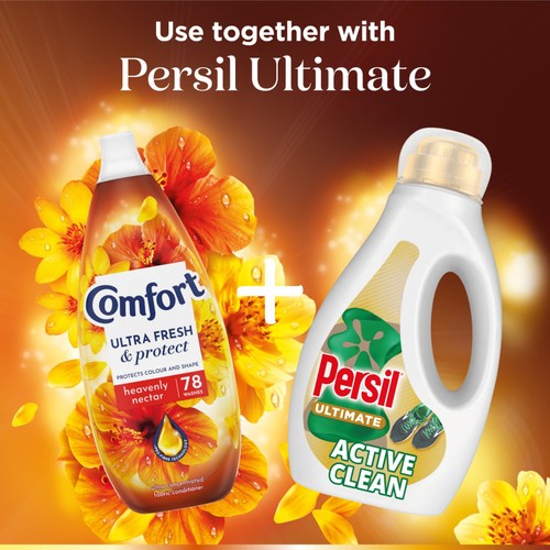 Comfort Ultra Fresh & Protect Fabric Conditioner Heavenly Nectar 78 washes